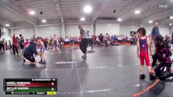 45 lbs Quarterfinal - Beylur Barden, KC Elite vs Adriel Robinson, Suplex City Raptors