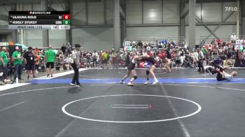 115 lbs Quarterfinal - Kinsly Stukey, Great Bend Wrestling Club vs Liliauna Nold, Rock Creek