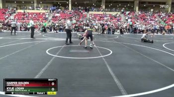 100 lbs Round 1 (6 Team) - Harper Golden, Greater Heights vs Kylie Logan, Midwest Misfitz Black