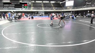160 lbs Consolation - Gabriel Kitchen, Lincoln University vs Wyatt Simmons, Milford