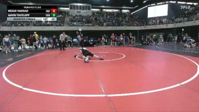 134 lbs Quarterfinal - Nezar Haddad, Orefield vs Gavin Toutloff, York Springs