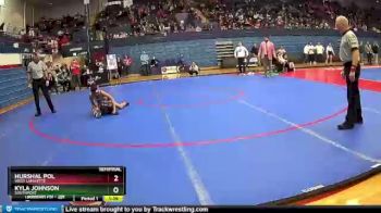 113 lbs Semifinal - Hurshal Pol, West Lafayette vs Kyla Johnson, Southport