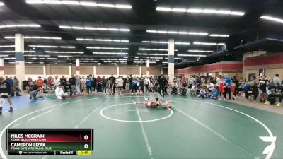 75 lbs Round 1 - Miles McGrain, Texas Select Wrestling vs Cameron Lizak, Texas Elite Wrestling Club