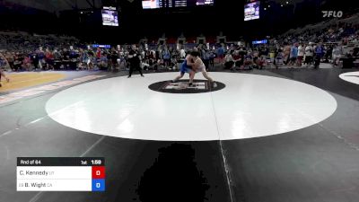 190 lbs Rnd Of 64 - Connor Kennedy, UT vs Brady Wight, CA