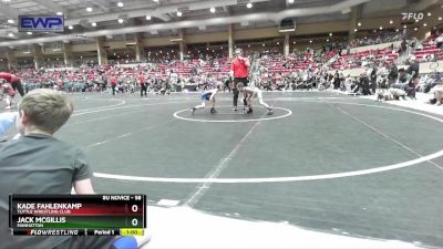 58 lbs Cons. Round 3 - Jack McGillis, Manhattan vs Kade Fahlenkamp, Tuttle Wrestling Club