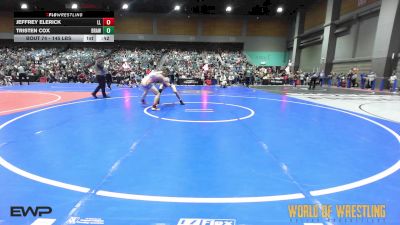 145 lbs Consi Of 16 #2 - Jeffrey Elerick, Lovelock Mustangs vs Tristen Cox, Brawlers