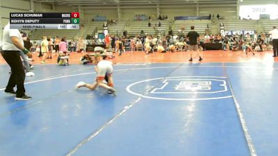 70 lbs Semifinal - Lucas Schuman, Mat Assassins Black - EL vs Kohyn Deputy, POWA - EL
