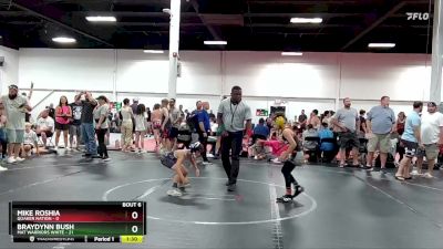 64 lbs Round 3 (4 Team) - Mike Roshia, Quaker Nation vs Braydynn Bush, Mat Warriors White