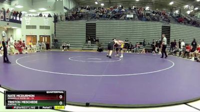 285 lbs Quarterfinals (8 Team) - Triston Meschede, Portage vs Nate McDurmon, Evansville Mater Dei