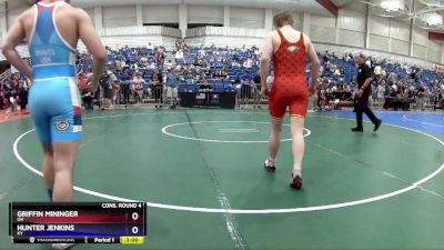 150 lbs Cons. Round 4 - Griffin Mininger, OH vs Hunter Jenkins, KY