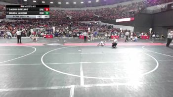 95 lbs Champ. Round 2 - Dalton Breunig, Sauk Prairie Wrestling Club vs Mason LaVigne, Victory School Of Wrestling