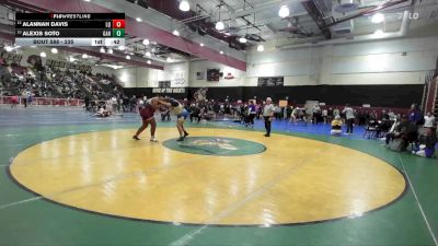 235 lbs Cons. Round 3 - Alannah Davis, La Quinta/La Quinta vs Alexis Soto, Gahr