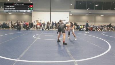 175 lbs Consi Of 32 #2 - Tyler Going, NJ vs Brady Ritter, IL