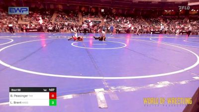 64 lbs Round Of 32 - Barrett Peasinger, The Best Wrestler vs Liam Brent, Massa's Maniacs