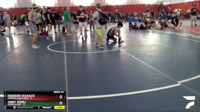 120-121 lbs Round 3 - Hudson Schultz, Wadena-Deer Creek vs Udey Kohli, Oswego East