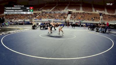 165-D3 Quarterfinal - Logan Zebrowski, Coconino High School vs Nathaniel Gallardo, Sahuarita High School