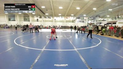 130 lbs Round Of 16 - Lucas Fama, Doughboys WC vs Jakob Frechette, Die-Hard WC