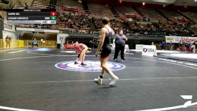 Cadet Boys Lower - 113 lbs Champ. Round 1 - Brock Bogetti, Tracy Wrestling Club vs Cody Chau