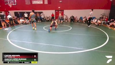 165 lbs Round 2 (6 Team) - Carter Nekvapil, Best Trained vs Marcus Lopez-Durman, Southwest MO Stingers