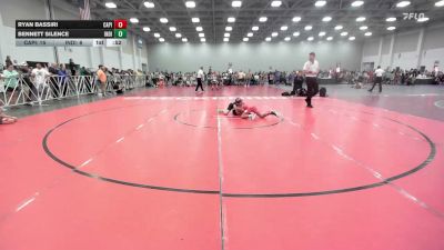 75 lbs Rr Rnd 1 - Ryan Bassiri, Capital City Wrestling Club - EL vs Bennett Silence, Indiana Outlaws Red - EL