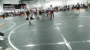 165 lbs Quarterfinal - Ashton Anderson, South GA Wrestling Academy vs William Sanders, Kathleen