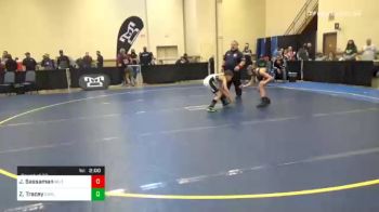 80 lbs Prelims - Jordan Sassaman, Milton vs Zarek Tracey, Carlisle