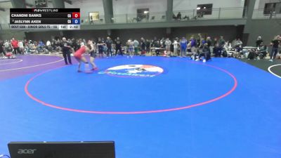 Junior Girls FS - 155 lbs 1st Place Match - Chandni Banks, CA vs Jaslynn Aken, CA