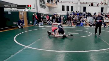 113 lbs Consi Of 16 #2 - Thomas Sawiski, Silver Lake vs Benjamin Guzek, Scituate