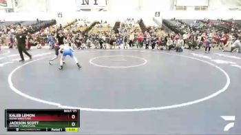 90 lbs Quarterfinal - Kaleb Lemon, Olean Wrestling vs Jackson Scott, District 3 Wrestling