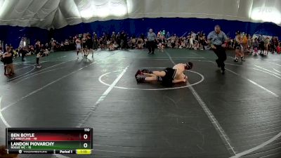 110 lbs Round 4 (6 Team) - Ben Boyle, CP Wrestling vs Landon Piovarchy, Rogue WC