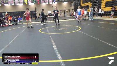 144 lbs Quarterfinal - Dylan Colleran, Ubasa Wrestling Academy vs Tate Sherwood, DC Elite Wrestling