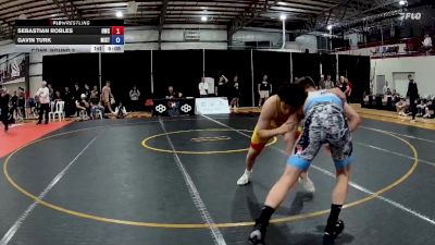 79 kg Cons. Round 2 - Sebastian Robles, Hawkeye Wrestling Club vs Gavin Turk, Minot State