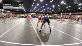 165 lbs C Of 16 #2 - Clay Giddens, Oklahoma vs Gabriel Schumm, California Baptist University