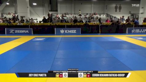 JOEY CRUZ PANETTA vs JAMES CHRISTOPHER CLEMMONS 2026 American National IBJJF Jiu-Jitsu Championship