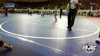 70 lbs Consolation - Boone Jolley-Rowe, Chickasha Youth Wrestling vs Easton Whipp, CacheWrestlingClub