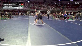 3A-190 lbs Champ. Round 1 - Hunter Merk, Waukee Northwest vs Brady Christensen, Indianola
