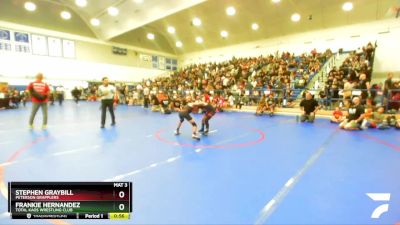 77 lbs Champ. Round 1 - Stephen Graybill, Peterson Grapplers vs Frankie Hernandez, Total Kaos Wrestling Club