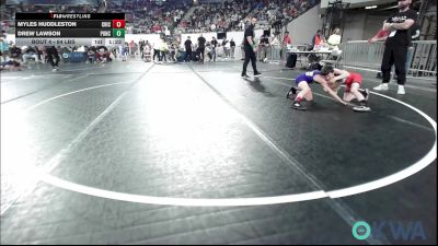 64 lbs Round Of 32 - Myles Huddleston, Chickasha Wrestling vs Drew Lawson, Ponca City Wildcat Wrestling