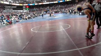 5A 132 lbs Quarterfinal - Rydge Vail, Bonneville vs Cooper Lehosit, Emmett