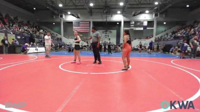 170 lbs Rr Rnd 4 - Arieaunna Ridge, Sperry Wrestling Club vs Hadliee Peters, Salina Wrestling Club