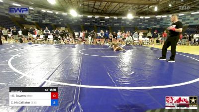 95-105 lbs Rr Rnd 2 - Rhiannon Towers, Sanderson Wrestling Academy vs Cassidy McCallister, Sebolt Wrestling Academy