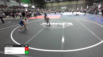 100 lbs Semifinal - Matthew DiOrio, Ridge WC vs Liam Healy, Athlos