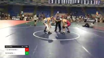 145 lbs Quarterfinal - Connor Simmonds, Team Minnesota vs Brody Arrants, GI Grapplers