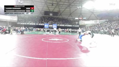 Boys 2A 132 lbs Cons. Round 4 - Alejandro Concepcion, Tumwater vs Kaiden Sorensen, Bremerton