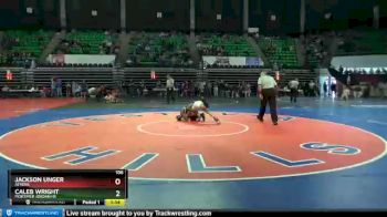 106 lbs Semifinal - Jackson Unger, Athens vs CALEB WRIGHT, Mortimer Jordan HS