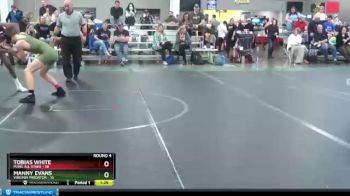 120 lbs Round 4 (6 Team) - Manny Evans, Virginia Predator vs Tobias White, MJWL All Stars