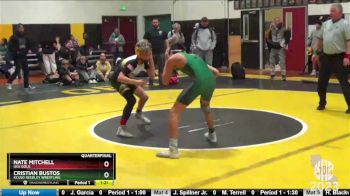 100 lbs Quarterfinal - Nate Mitchell, USA Gold vs Cristian Bustos, KCUSD Reedley Wrestling