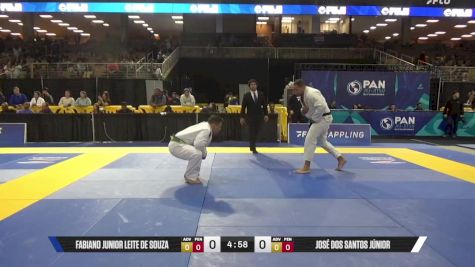 José Dos Santos Júnior vs Fabiano Junior Leite De Souza 2025 Pan Jiu Jitsu IBJJF Championship