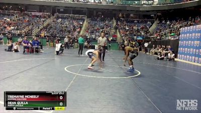 3A 120 lbs Cons. Round 3 - Tremayne McNeely, Eastern Guilford vs Dean Quilla, North Lincoln