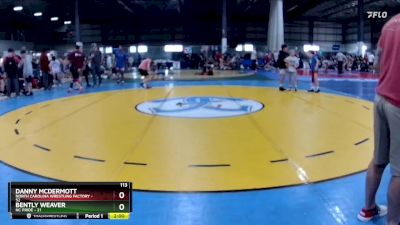 113 lbs Semifinals (4 Team) - Danny McDermott, NORTH CAROLINA WRESTLING FACTORY vs Bently Weaver, NC PRIDE